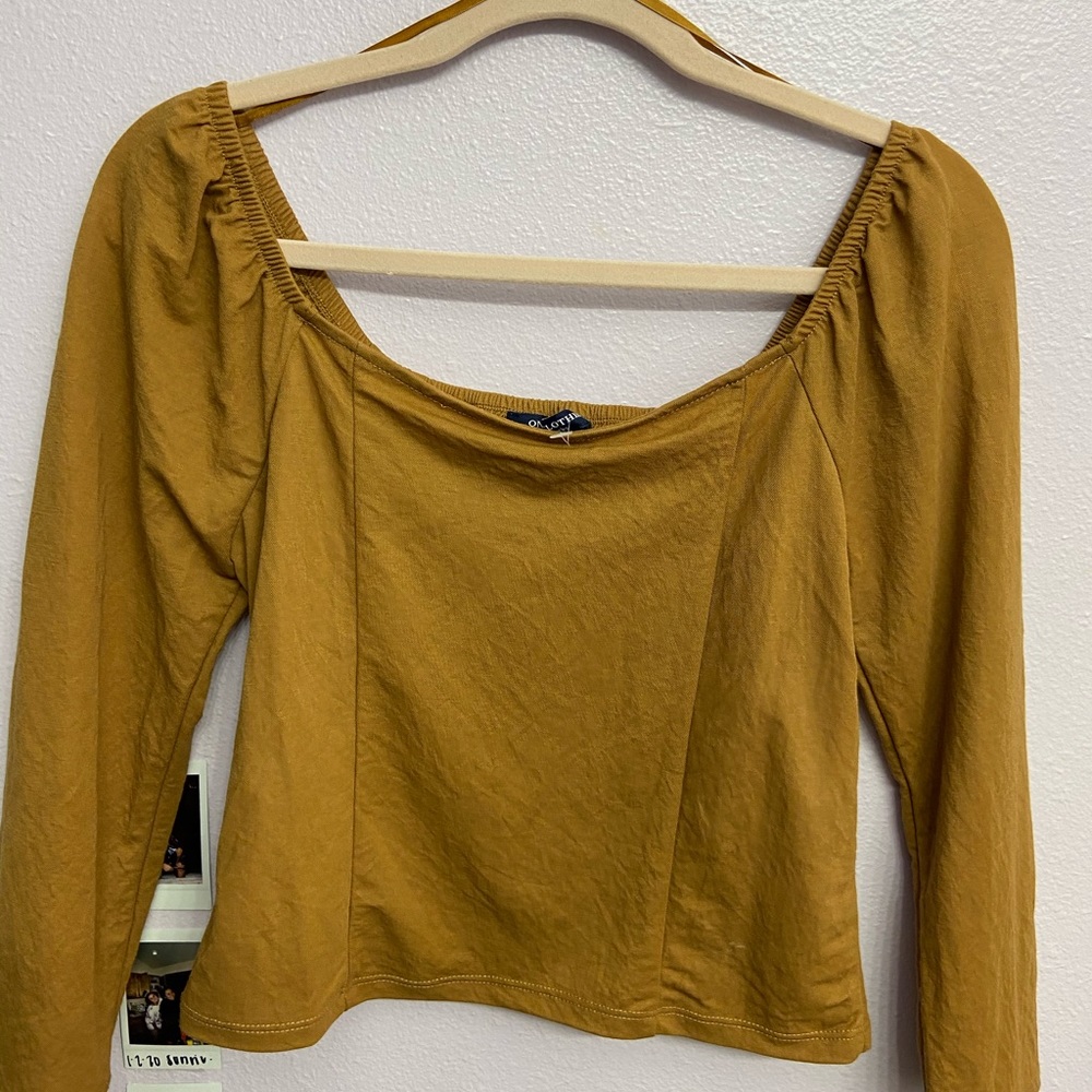 Yellow Square Top